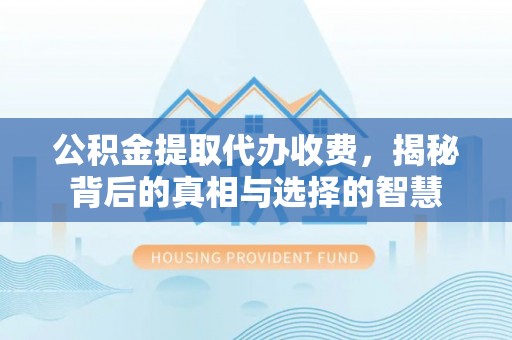 睢宁公积金提取代办收费，揭秘背后的真相与选择的智慧