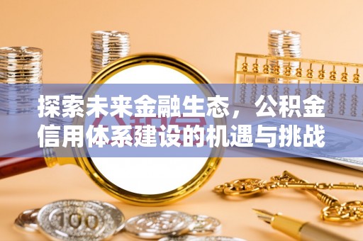 睢宁探索未来金融生态，公积金信用体系建设的机遇与挑战