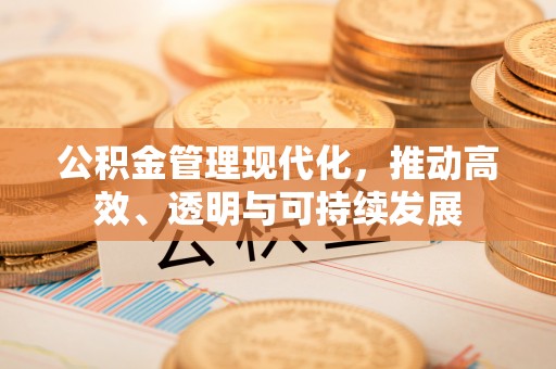 睢宁公积金管理现代化，推动高效、透明与可持续发展