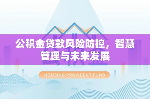 睢宁公积金贷款风险防控，智慧管理与未来发展