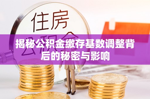 睢宁揭秘公积金缴存基数调整背后的秘密与影响