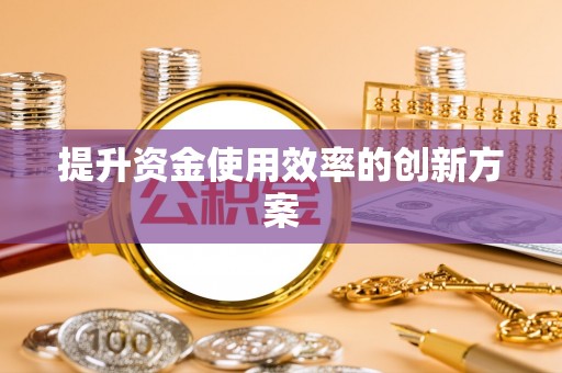 睢宁提升资金使用效率的创新方案