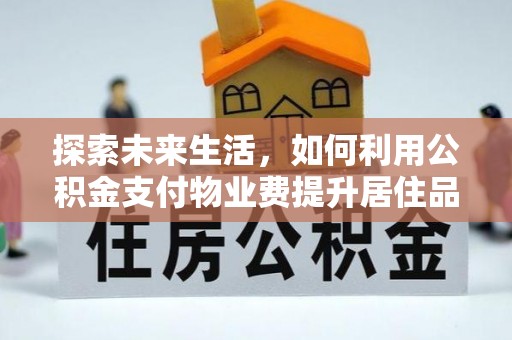 睢宁探索未来生活，如何利用公积金支付物业费提升居住品质