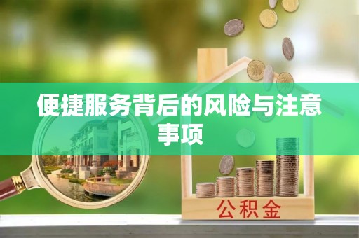 睢宁便捷服务背后的风险与注意事项